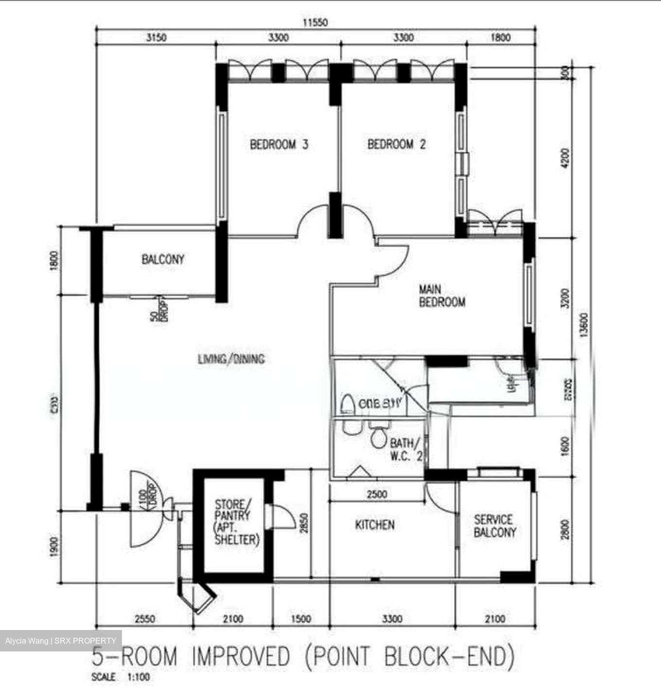 Blk 957 Hougang Street 91 (Hougang), HDB 5 Rooms #617162021